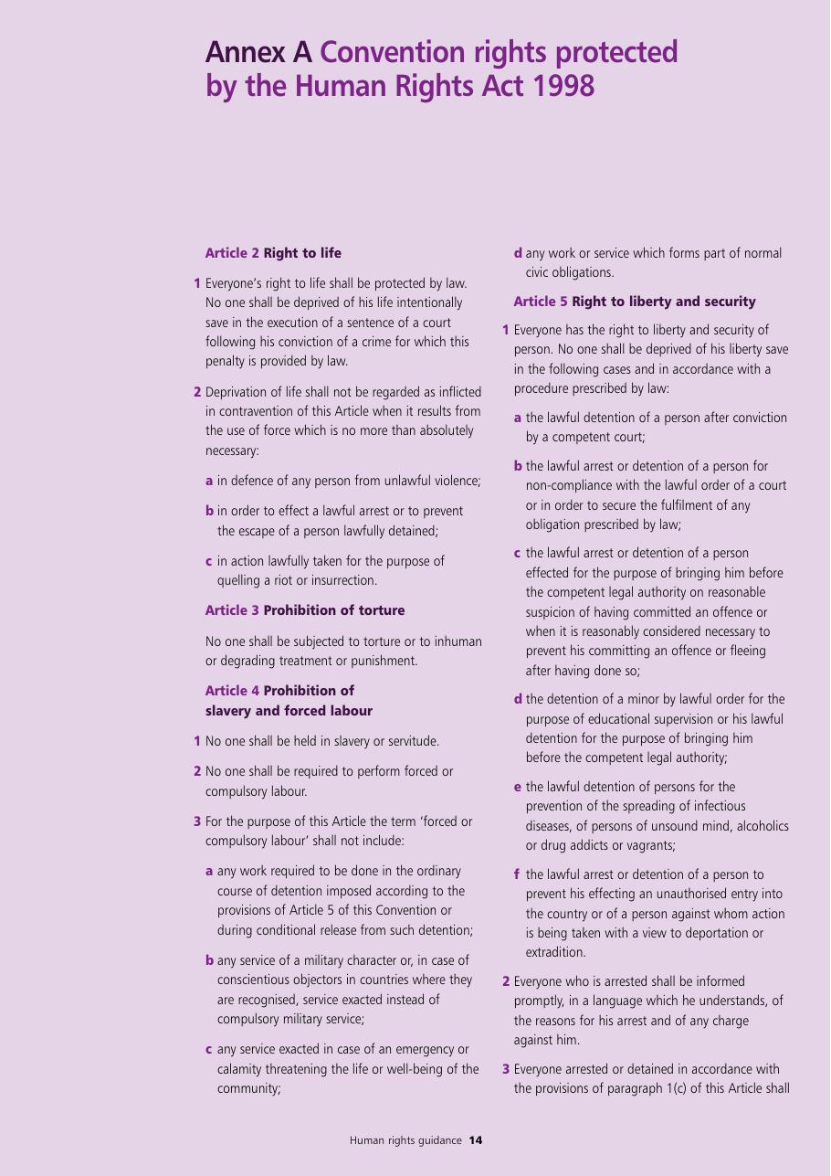 Human Rights Guidance for Police Authorities — page 14