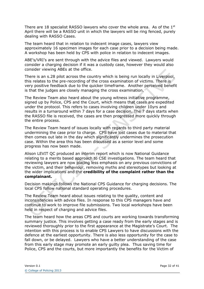 Lancashire Police — Sexual Exploitation Review — page 32