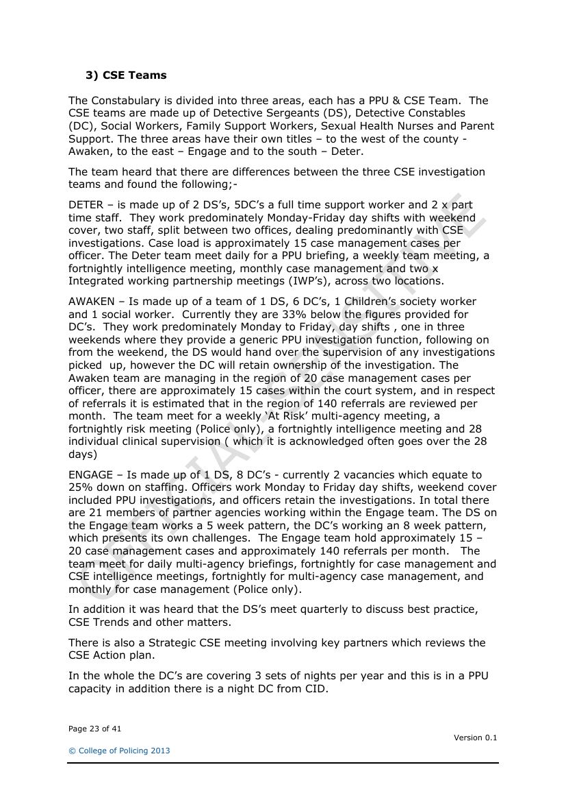 Lancashire Police — Sexual Exploitation Review — page 23