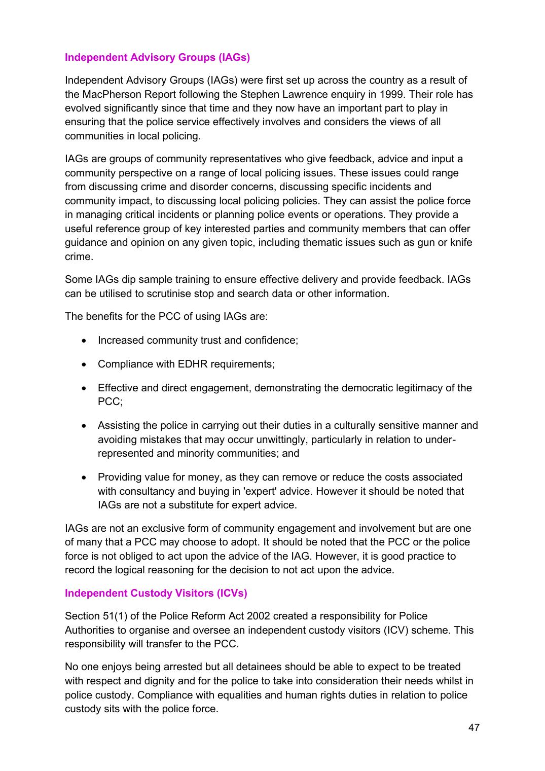 Equality, Diversity & Human Rights Framework — page 52