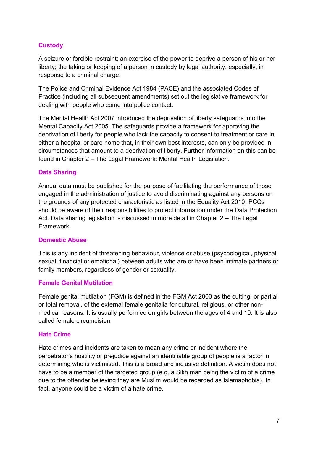 Equality, Diversity & Human Rights Framework — page 12