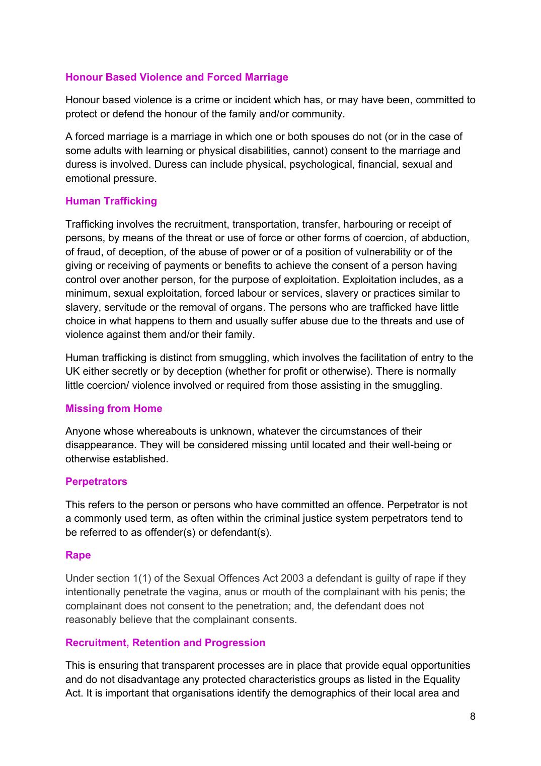 Equality, Diversity & Human Rights Framework — page 13