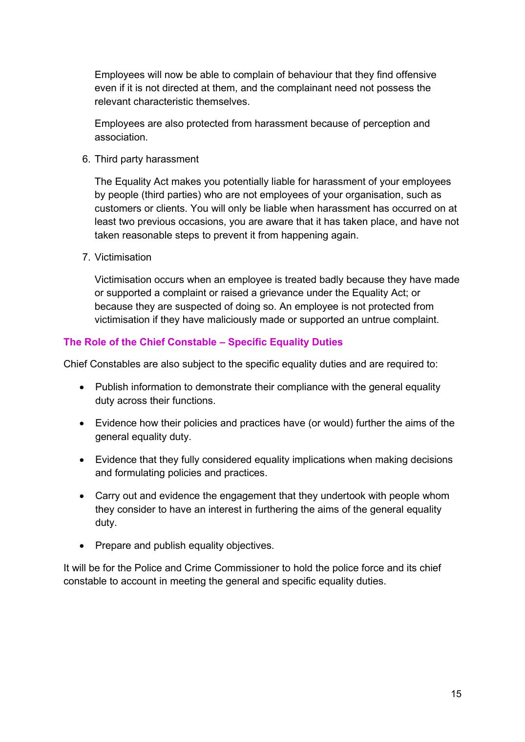 Equality, Diversity & Human Rights Framework — page 20