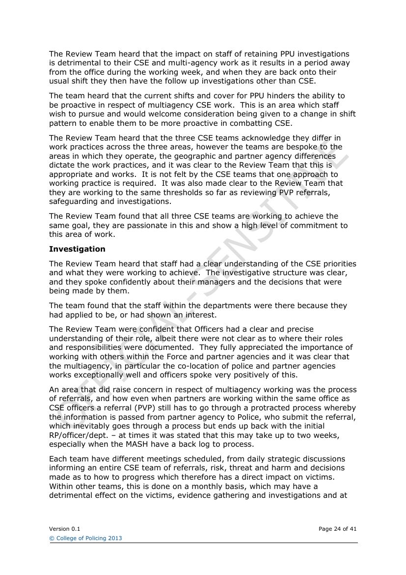 Lancashire Police — Sexual Exploitation Review — page 24