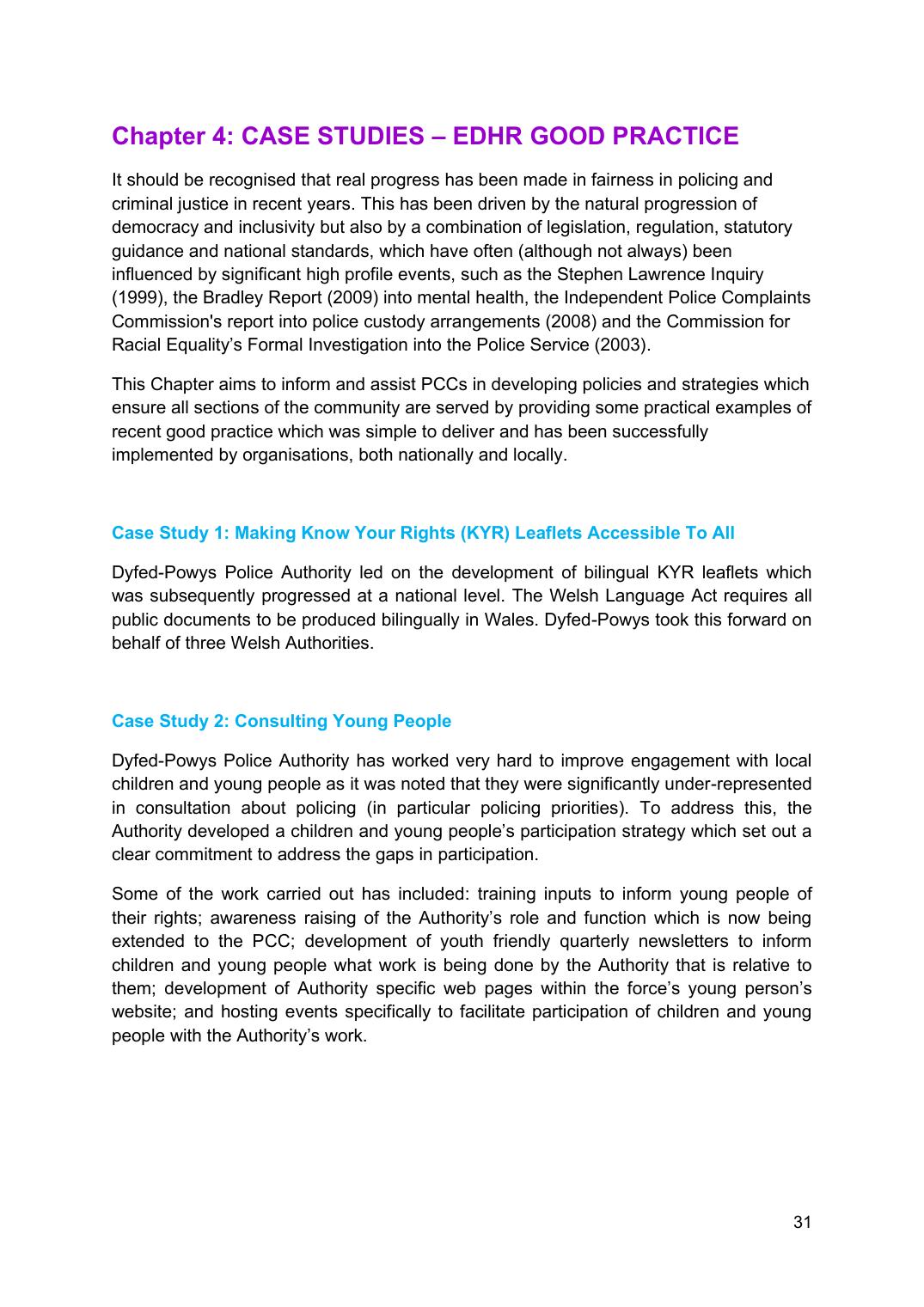 Equality, Diversity & Human Rights Framework — page 36