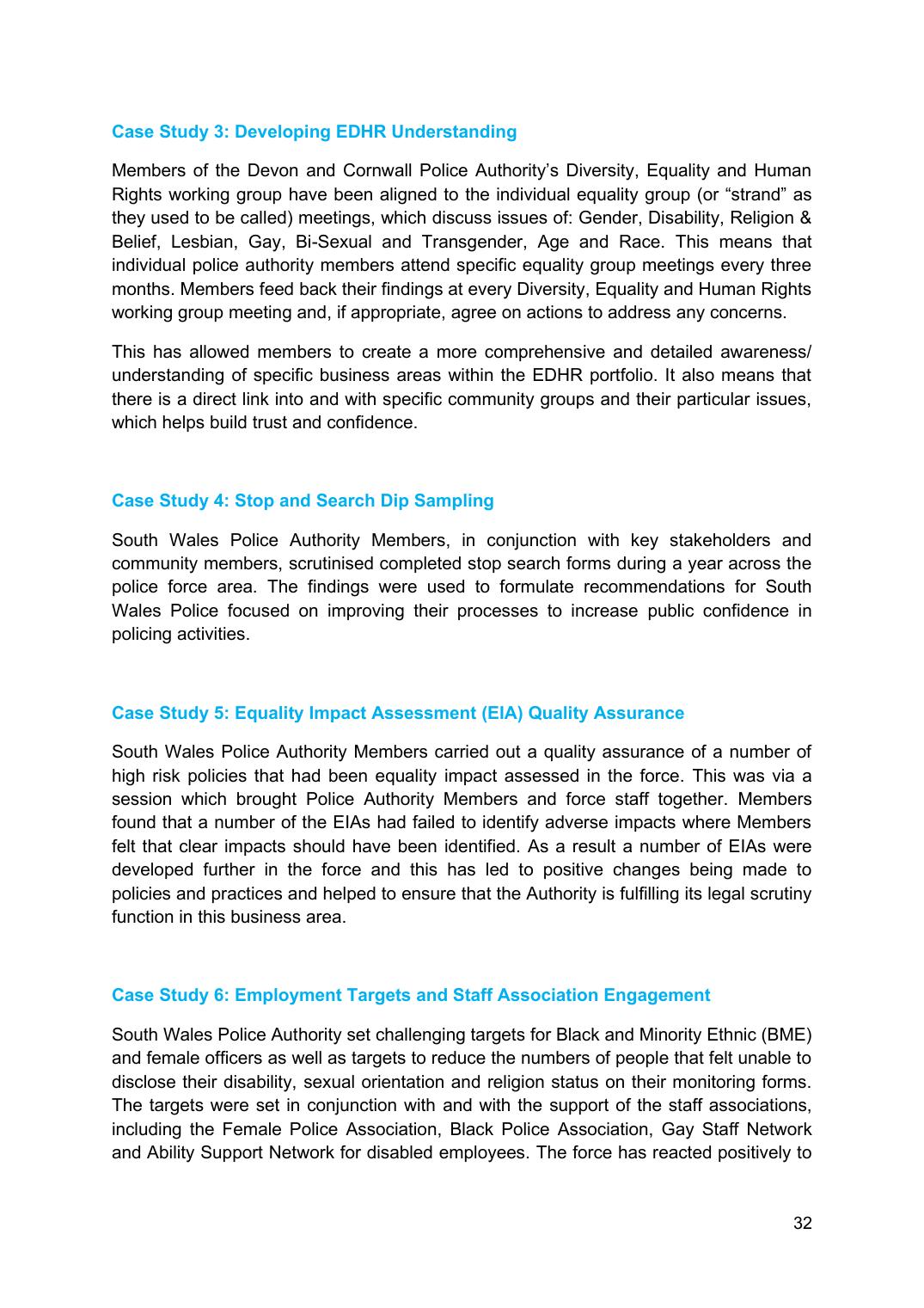 Equality, Diversity & Human Rights Framework — page 37