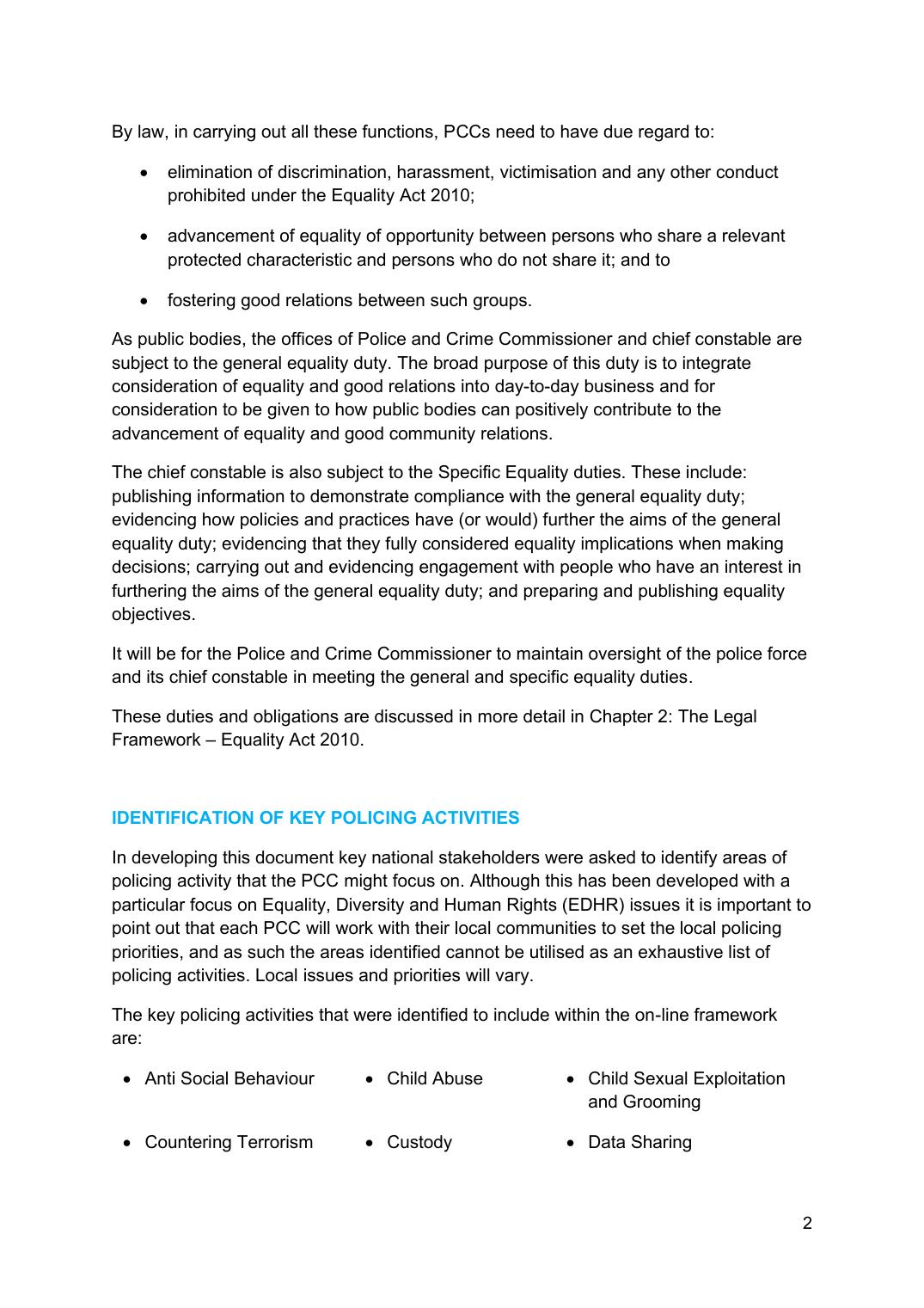 Equality, Diversity & Human Rights Framework — page 7