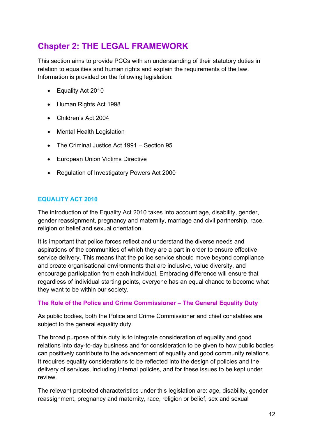 Equality, Diversity & Human Rights Framework — page 17