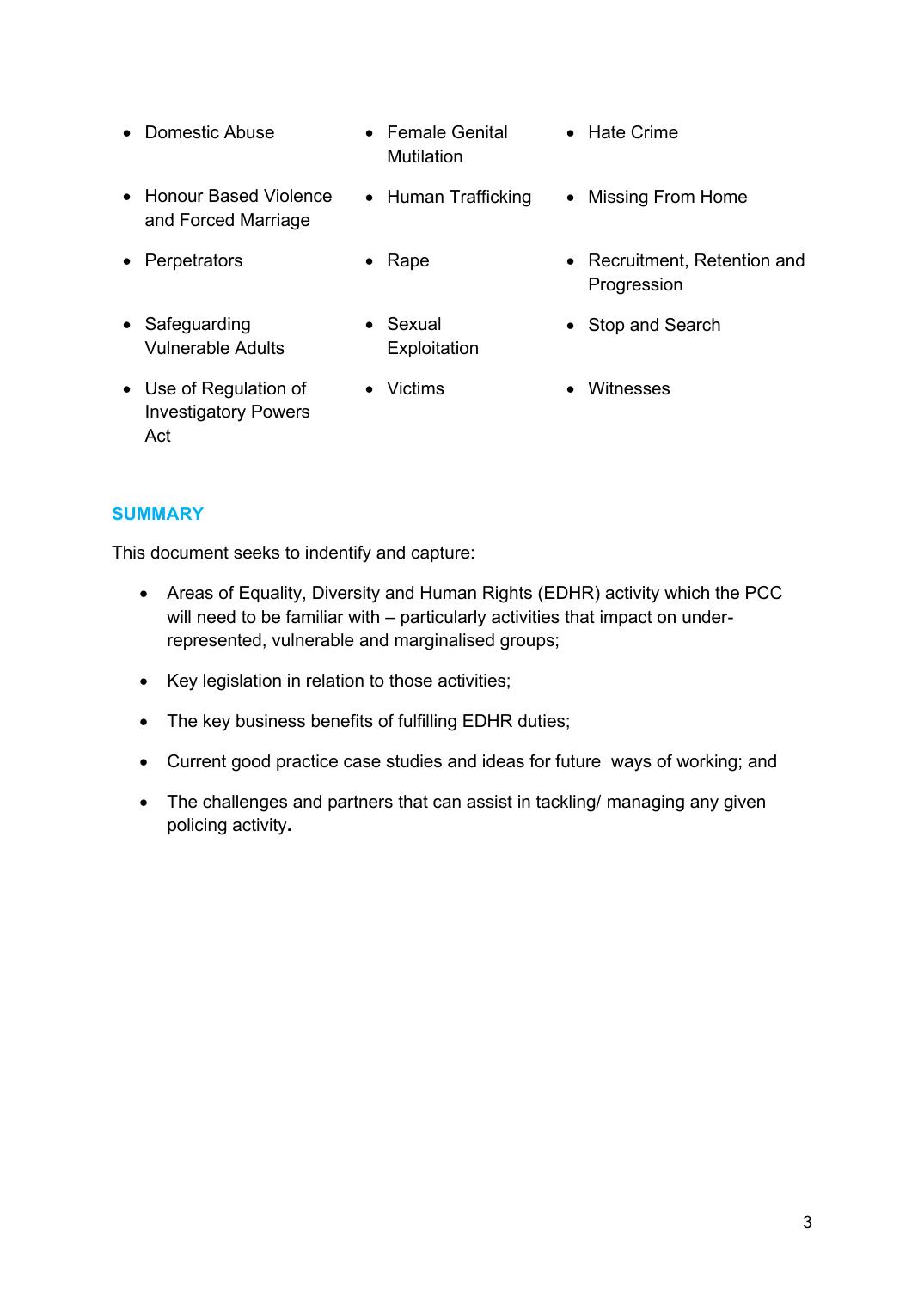 Equality, Diversity & Human Rights Framework — page 8