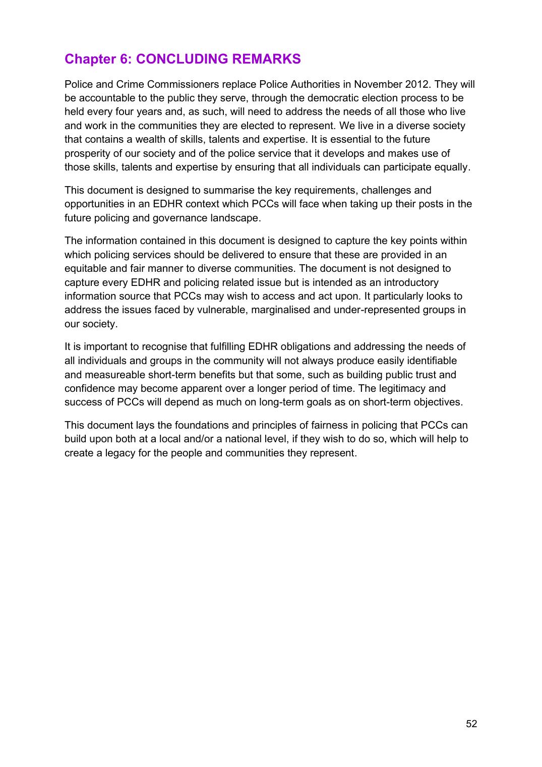 Equality, Diversity & Human Rights Framework — page 57